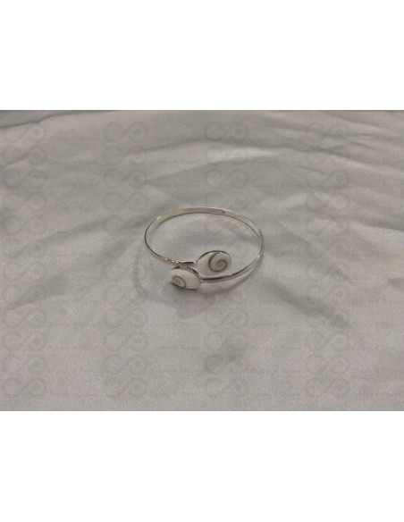 SB 0002 Pulsera Shiva Ojo Plata
