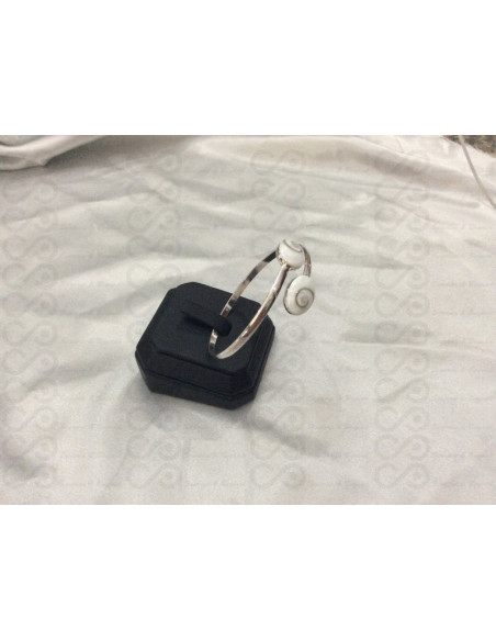 SB 0003 Braccialetto in Argento con Occhio di Shiva