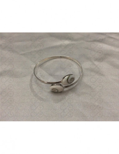 SB 0003 Bracelet Shiva Eye Silver