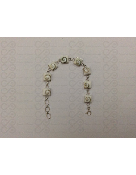 SB 0005 Pulseira Olho Shiva Prata