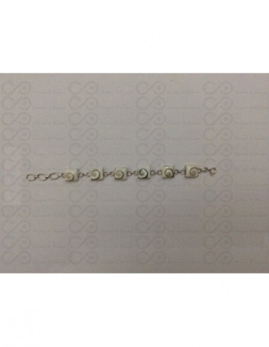 SB 0006 Pulseira Olho Shiva Prata