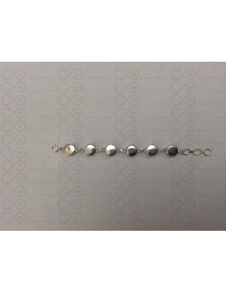 SB 0015 Pulsera Shiva Ojo Plata