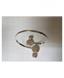 SB 0016 Braccialetto in Argento con Occhio di Shiva 2