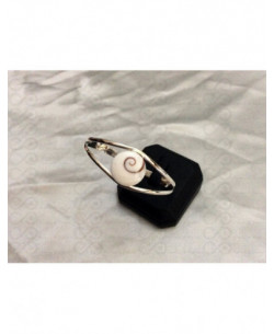 SB 0028 Pulseira Olho Shiva Prata