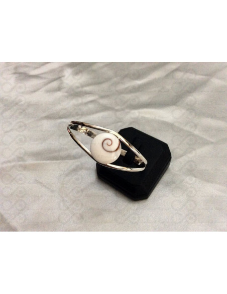 SB 0028 Pulsera Shiva Ojo Plata