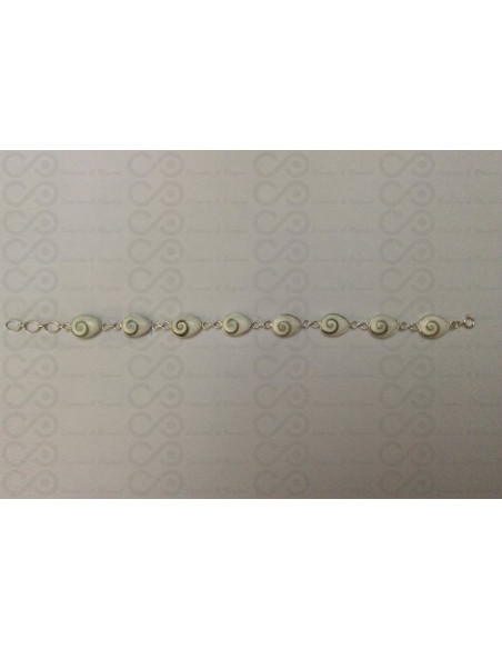 SB 0038 Braccialetto in Argento con Occhio di Shiva