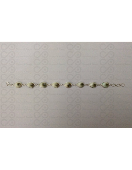 SB 0038 Pulsera Shiva Ojo Plata