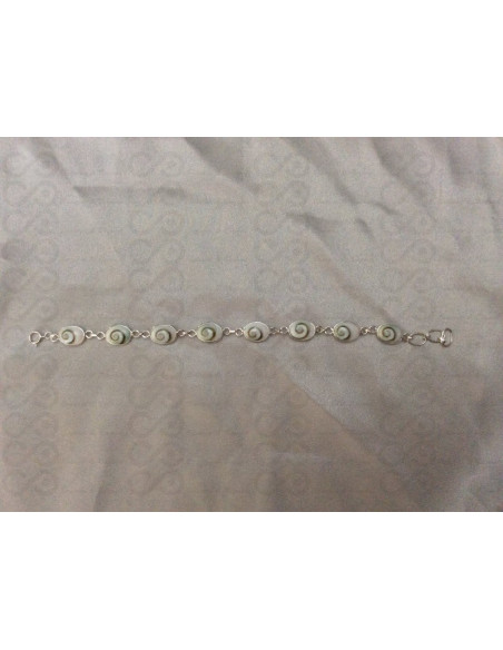 SB 0042 Pulsera Shiva Ojo Plata