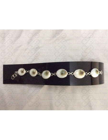 SB 0044 Pulsera Shiva Ojo Plata