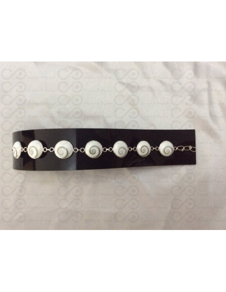 SB 0055 Braccialetto in Argento con Occhio di Shiva