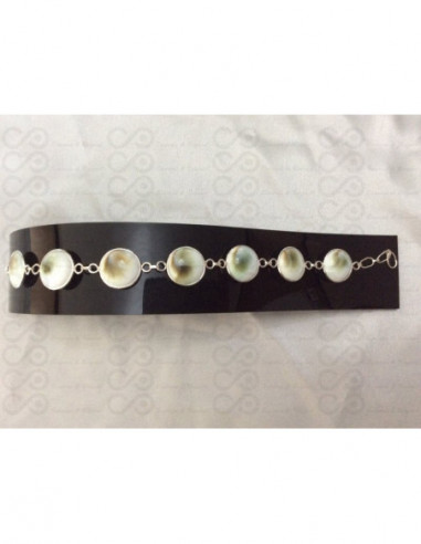 SB 0055 Braccialetto in Argento con Occhio di Shiva