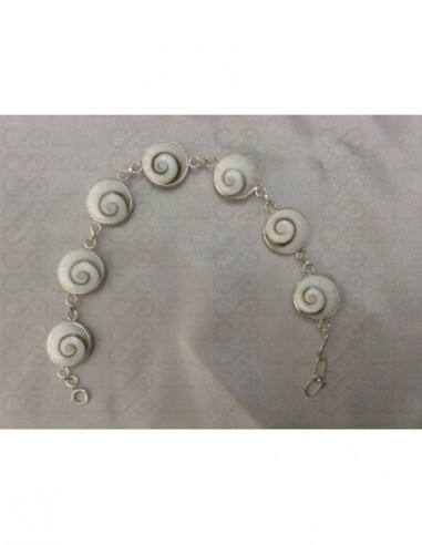SB 0055 Bracelet Shiva Eye Silver