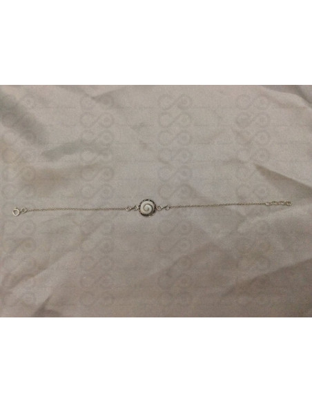 SB 0083 Pulsera Shiva Ojo Plata