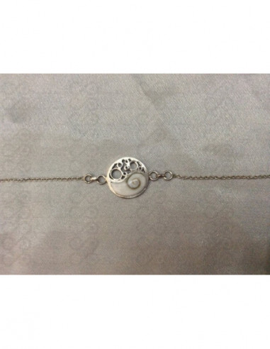 SB 0084 Pulsera Shiva Ojo Plata