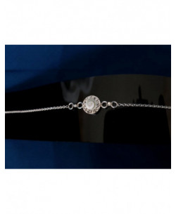 SB 0088 Pulseira Olho Shiva Prata 2