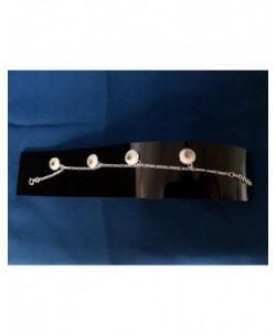 SB 0096 Pulseira Olho Shiva Prata 2