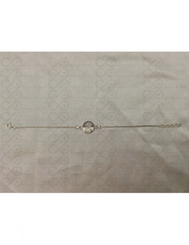 SB 0117 Braccialetto in Argento con Occhio di Shiva