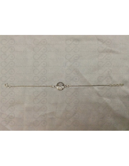 SB 0117 Pulsera Shiva Ojo Plata