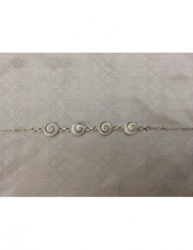 SB 0128 Armband Shiva Auge Silber