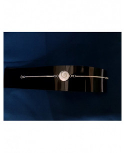 SB 0144 Pulsera Shiva Ojo Plata
