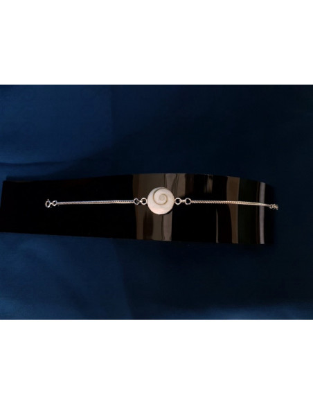 SB 0144 Pulsera Shiva Ojo Plata