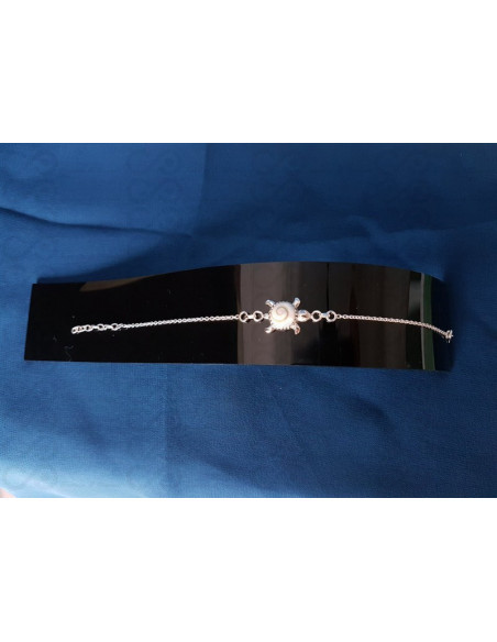 SB 0151 Pulsera Shiva Ojo Plata