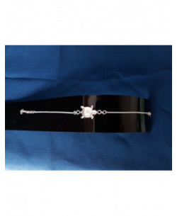 SB 0151 Pulseira Olho Shiva Prata 2