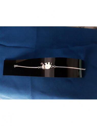 SB 0152 Braccialetto in Argento con Occhio di Shiva