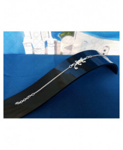 SB 0153 Pulseira Olho Shiva Prata