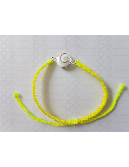 SB 0158 Pulsera Shiva Ojo Plata