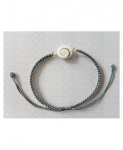 SB 0161 Pulsera Shiva Ojo Plata