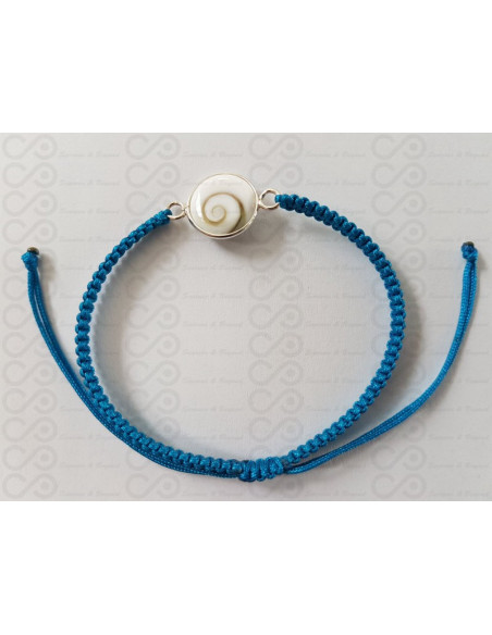SB 0163 Pulsera Shiva Ojo Plata