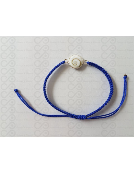 SB 0164 Pulsera Shiva Ojo Plata