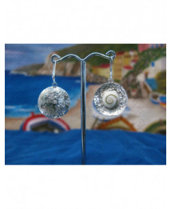 LE 0001 Orecchini in Argento con Occhio di Shiva