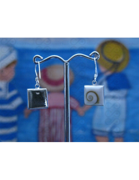 LE 0007 Brincos Olho Shiva Prata