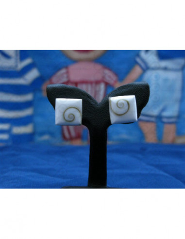 LE 0007s Pendientes Shiva Ojo Plata