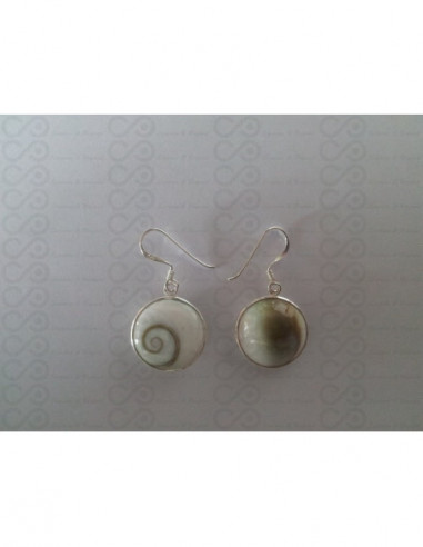 LE 0011 Orecchini in Argento con Occhio di Shiva