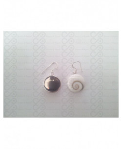 LE 0013 Boucles d'oreilles Shiva Oeil Argent 2