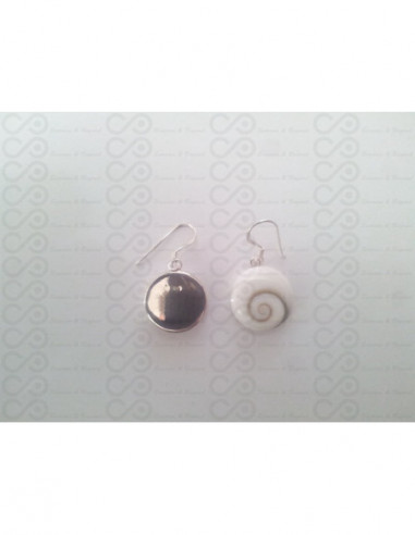 LE 0013 Ohrringe Shiva Auge Silber