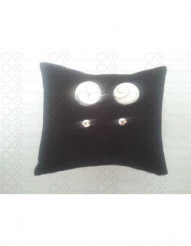 LE 0013s Brincos Olho Shiva Prata