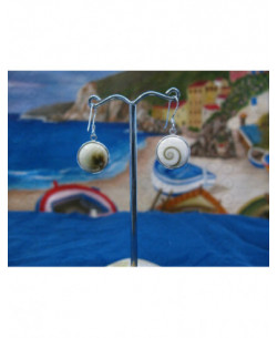 LE 0017 Orecchini in Argento con Occhio di Shiva