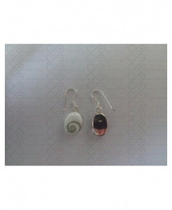 LE 0021o Ohrringe Shiva Auge Silber 2