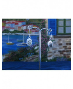 LE 0022 Ohrringe Shiva Auge Silber