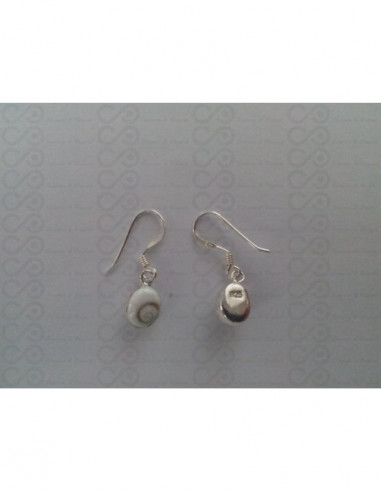 LE 0023o Ohrringe Shiva Auge Silber