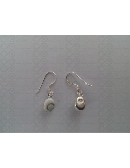 LE 0023o Ohrringe Shiva Auge Silber