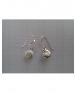 LE 0023r Boucles d'oreilles Shiva Oeil Argent 2