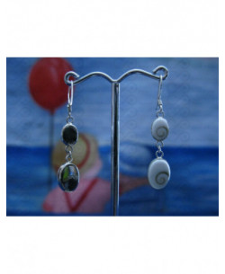 LE 0029 Ohrringe Shiva Auge Silber