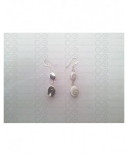 LE 0029 Orecchini in Argento con Occhio di Shiva 2