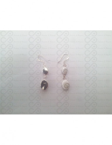 LE 0029 Orecchini in Argento con Occhio di Shiva