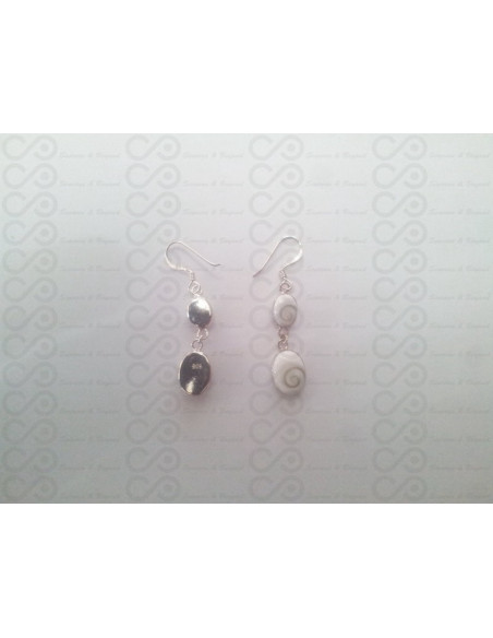 LE 0029 Ohrringe Shiva Auge Silber